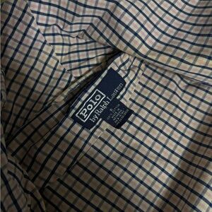 Polo by Ralph Lauren Men's 100% Cotton Checkered Robe - Blue and Pink